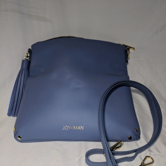 JOY & IMAN Leather Convertible Crossbody bag - Picture 4 of 7
